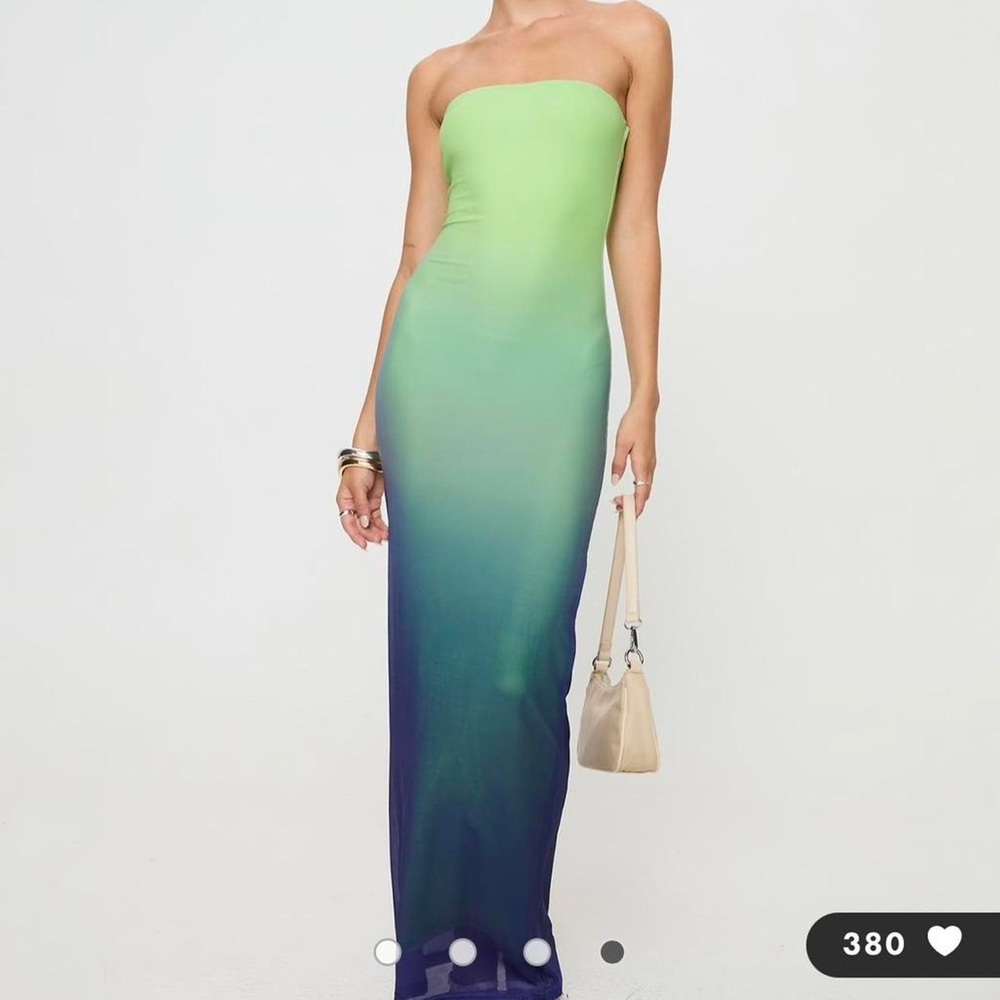 Princess Polly strapless ombré maxi dress
